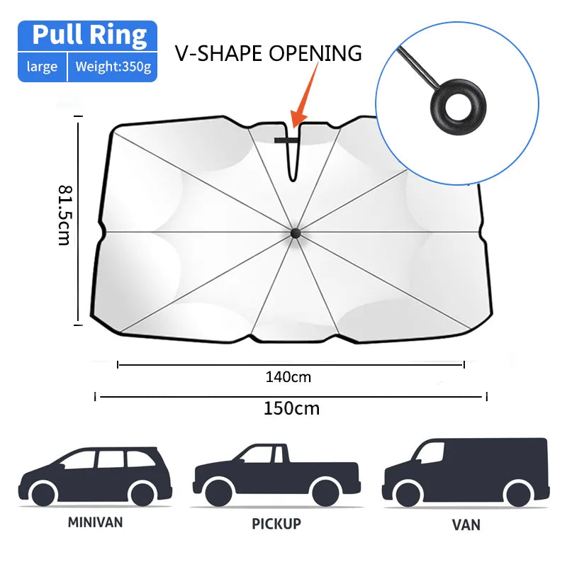 Sunshield Foldable Car Windshield Umbrella - Image 15