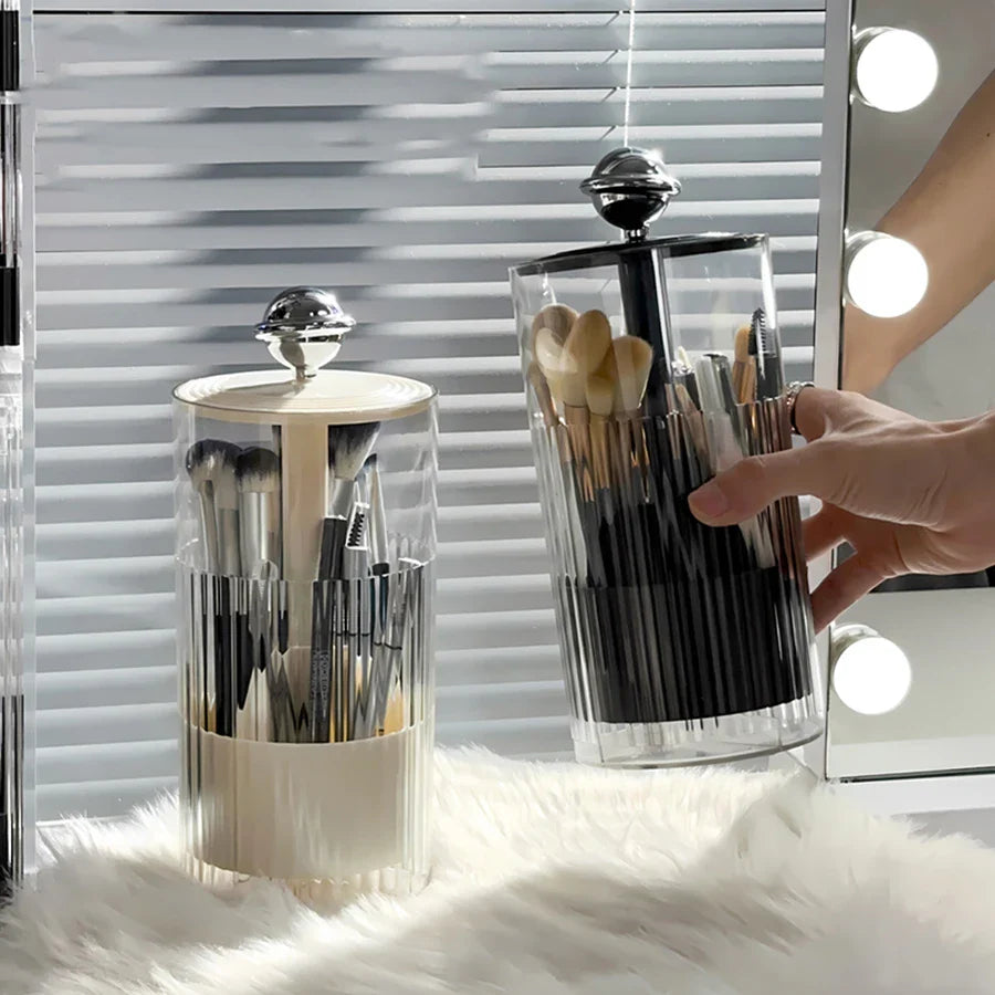 Auto Lift & Luxe Makeup Brush Organizer - Image 4