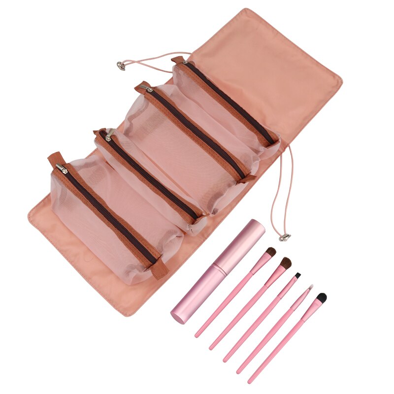 Foldable Detachable Mesh Cosmetic Travel Bag - Image 18