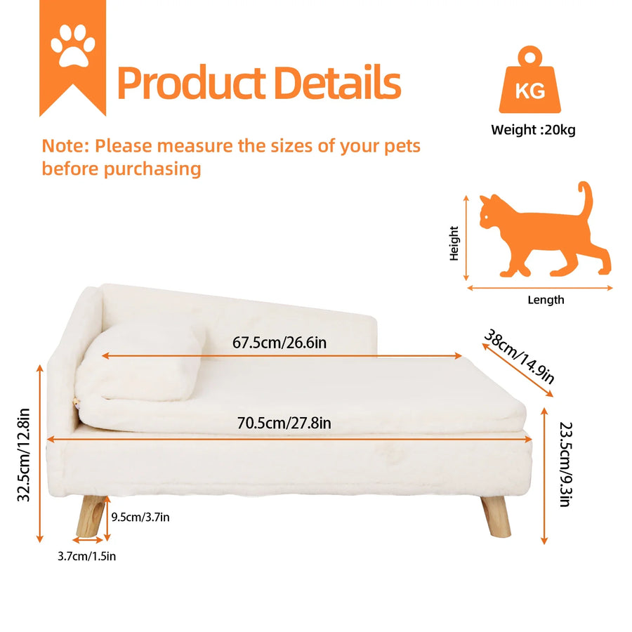 Premium Soft Upholstered Pet Lounger - Image 4