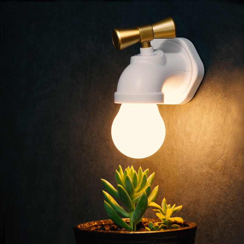 Creative Faucet Wall Lamp - Image 2