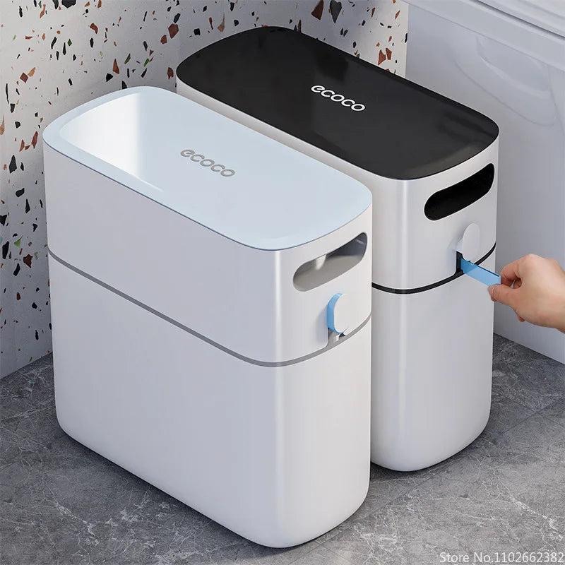 Smart Dispose Auto Wrap Trash Can - Image 1