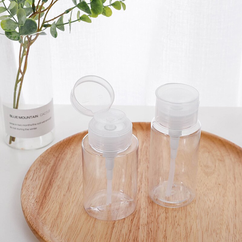 Transparent Refillable Cosmetic Storage Travel Bottle - Image 2