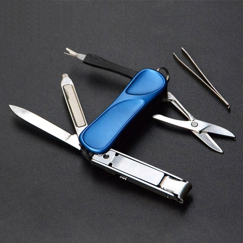 10in1 Stainless Steel EDC Keychain Tool - Image 0