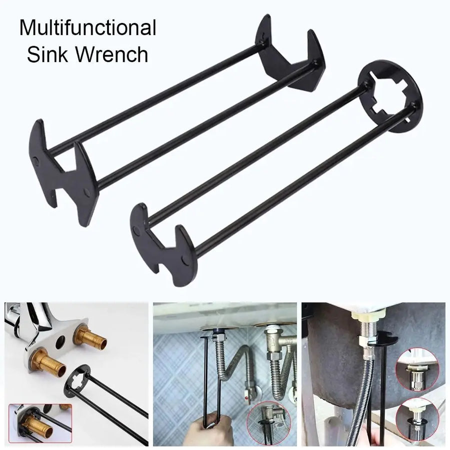 Dual-Headed Easy Repair Faucet Wrench - Image 1