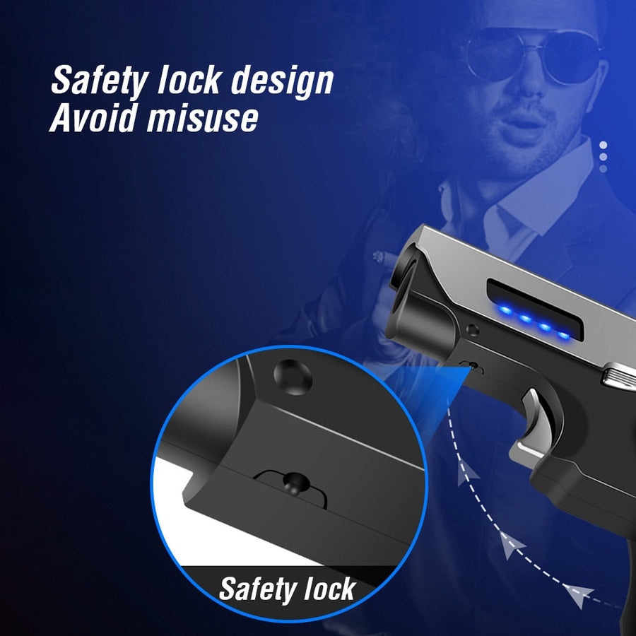Windproof Gun Shape Jet Spark Flame Lighter - Image 10