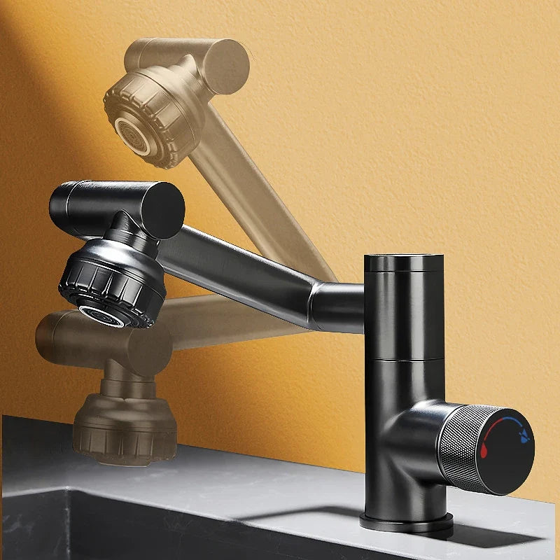 Digital Display Rotatable Japanese Style Bathroom Faucet - Image 2
