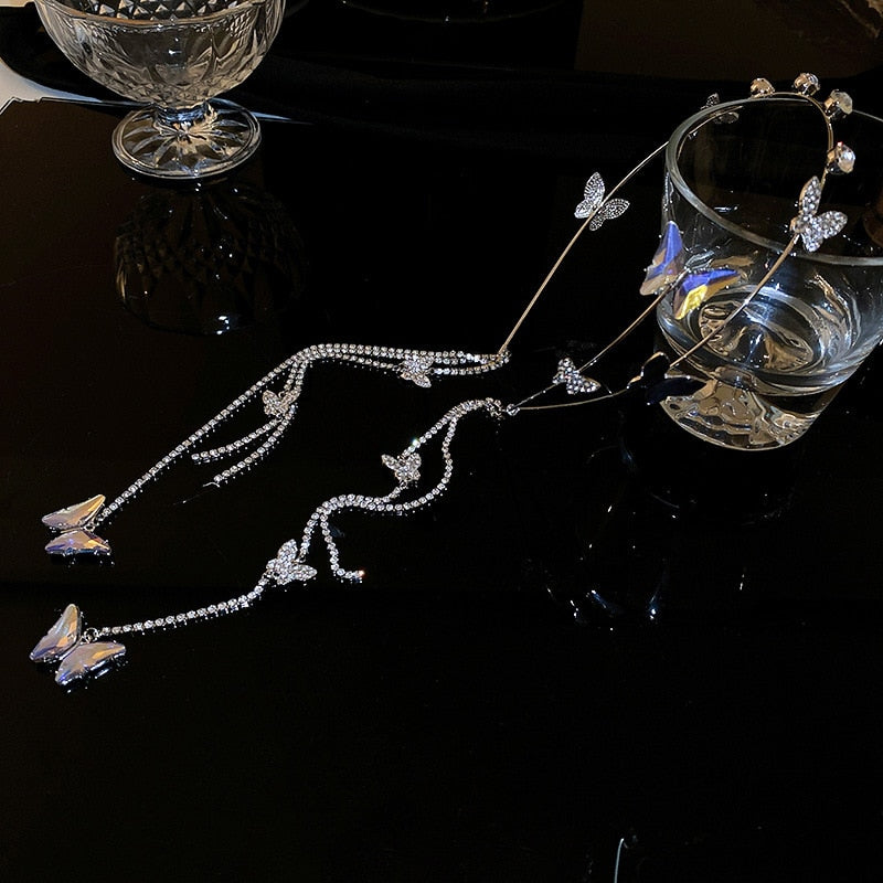 Crystal Dreamweaver Mosaic Butterfly Headband - Image 3
