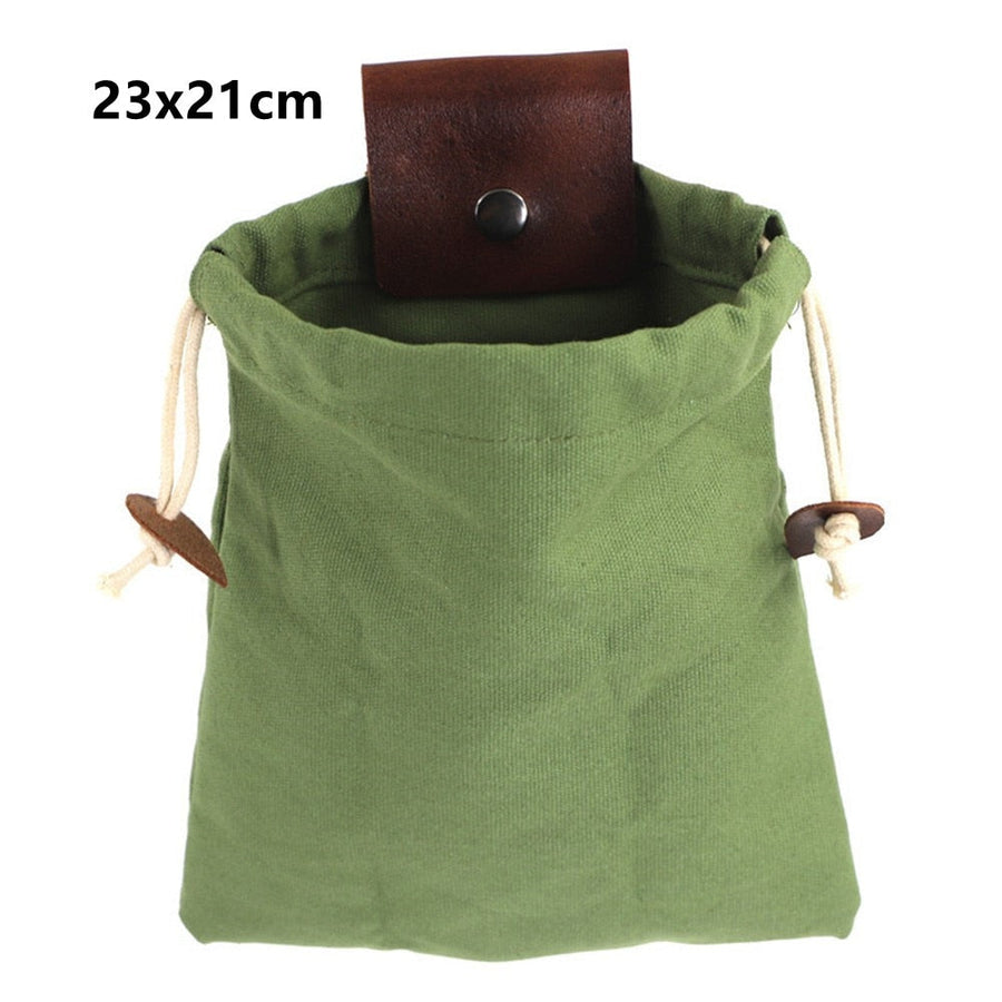 Premium Leather Canvas Hiking Bag - Image 7