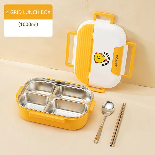 Insulated Divider Stainless Steel Lunchbox Set - Image 9