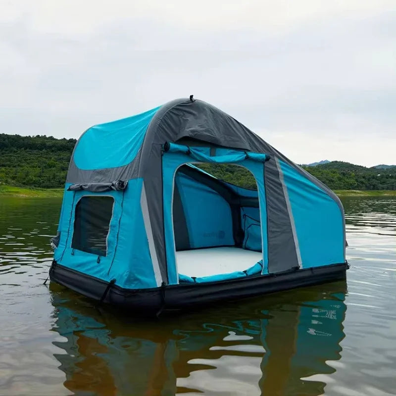 Camping Ready Large Inflatable Soft Cover Car Top Tent - Image 1