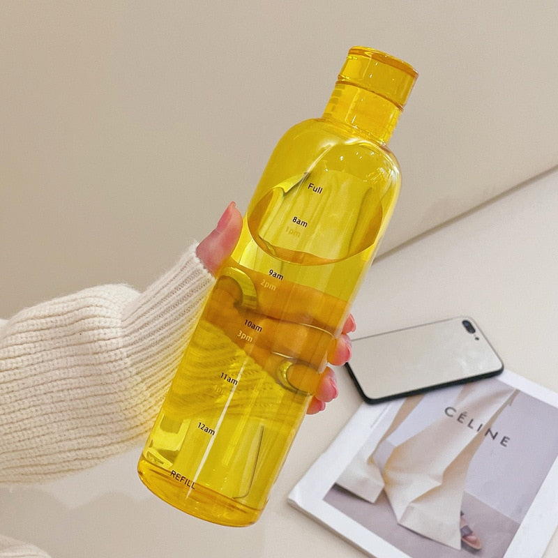 Time Scale Heat-Resistant Glass Water Bottle - Image 12