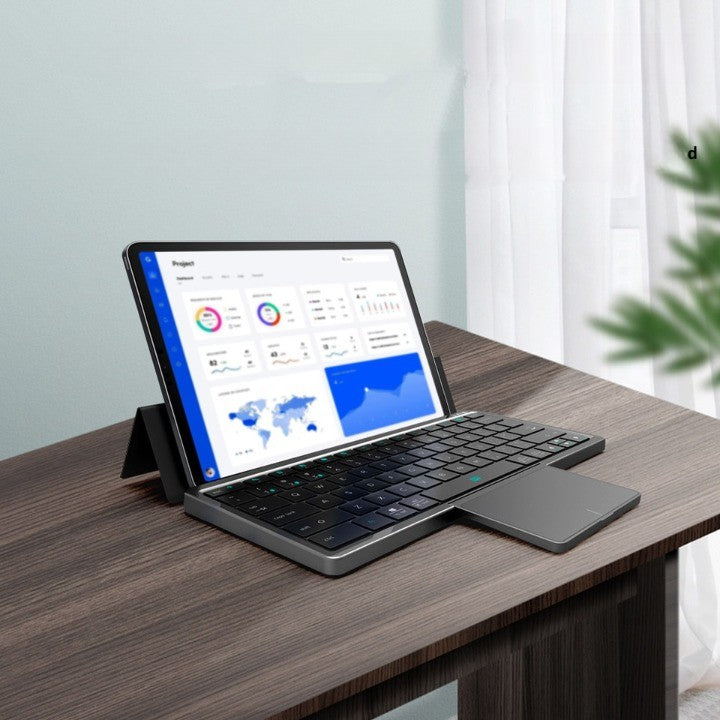 Tablet Holder Wireless Practical Touchpad Portable Keyboard - Image 0