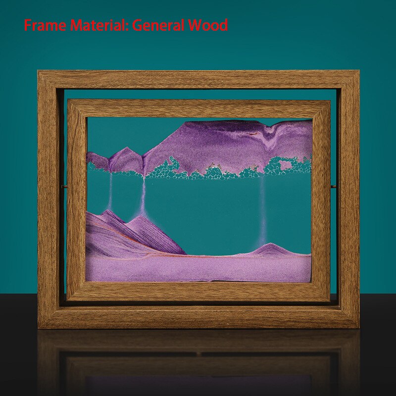 Liquid Art Rotatable Sand Painting - Image 3