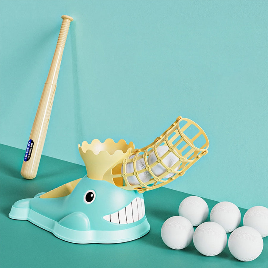 Whale Baseball Launcher Trainer Toy Set - Image 4