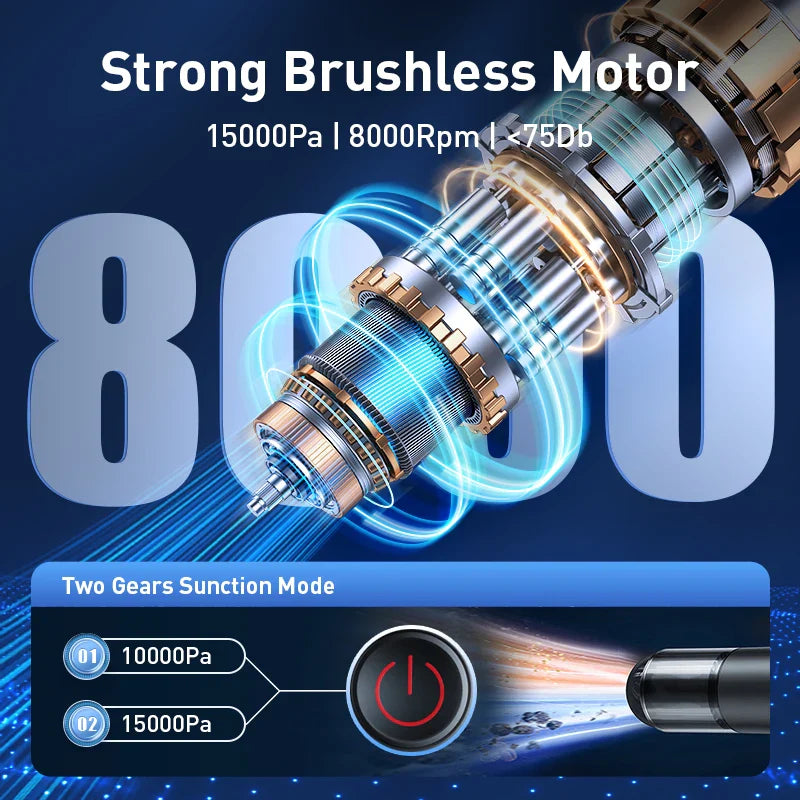 Strong Suction Ultra-Power Wireless Smart Vacuum Cleaner - Image 1