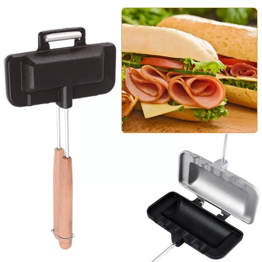 Double-Sided Quick Snack Non-Stick Sandwich Maker - Image 4