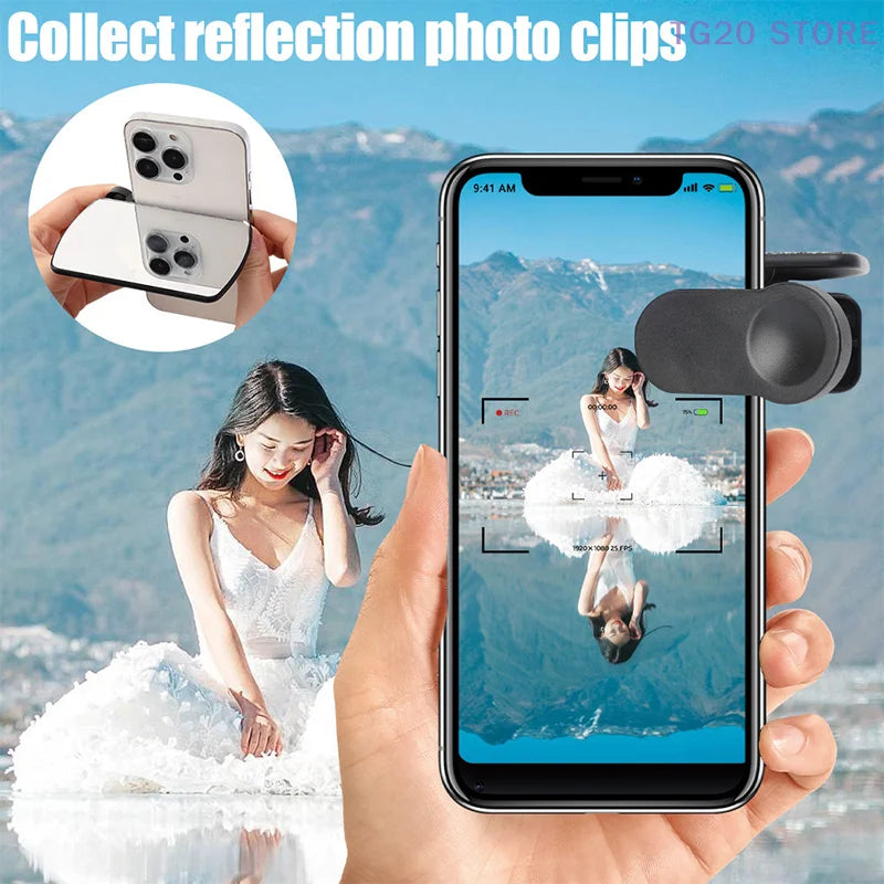 Phone Camera Mirror Reflection Effect Clip Kit - Image 2
