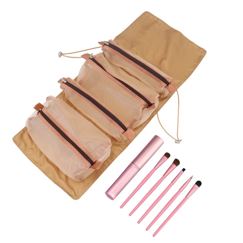 Foldable Detachable Mesh Cosmetic Travel Bag - Image 13