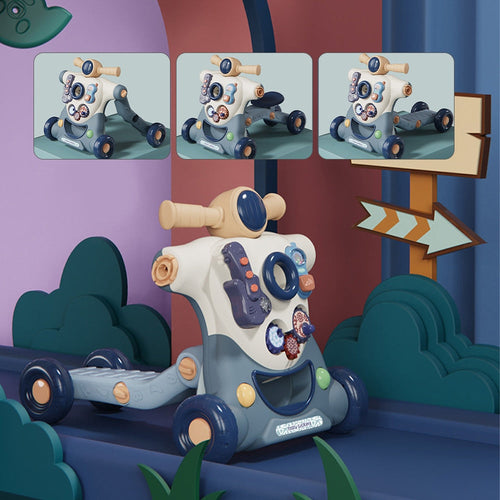 3in1 Anti-Rollover Baby Learning Walker Trolley - Image 0