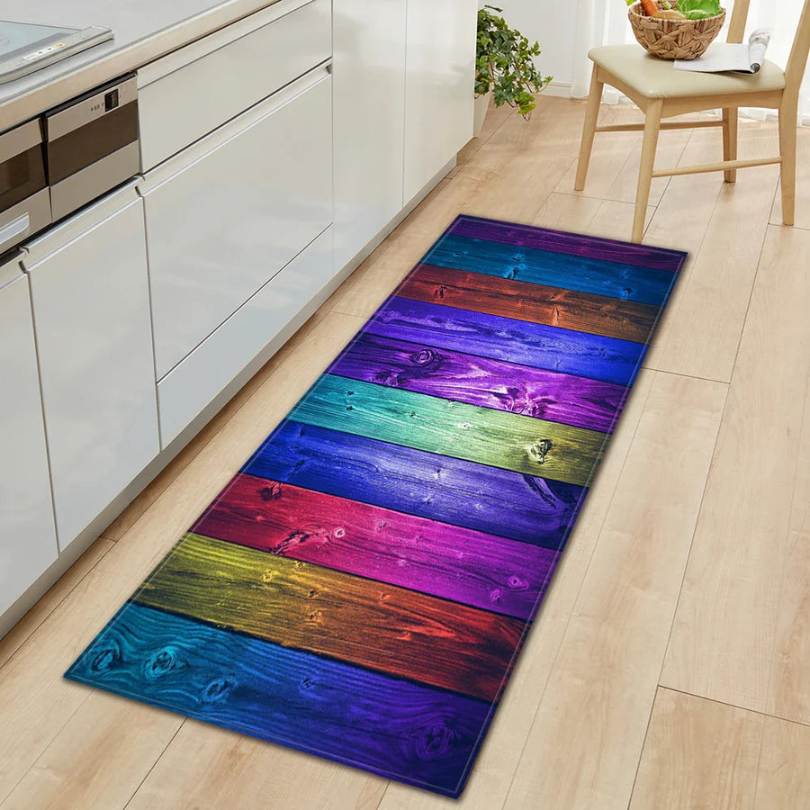 Vintage Wood Look Non-slip Cute Rugs - Image 7
