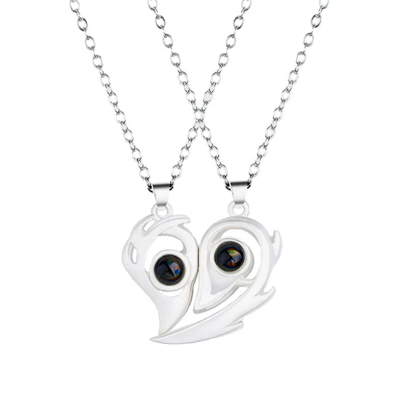 Couple Love Pair Magnetic Necklace - Image 6