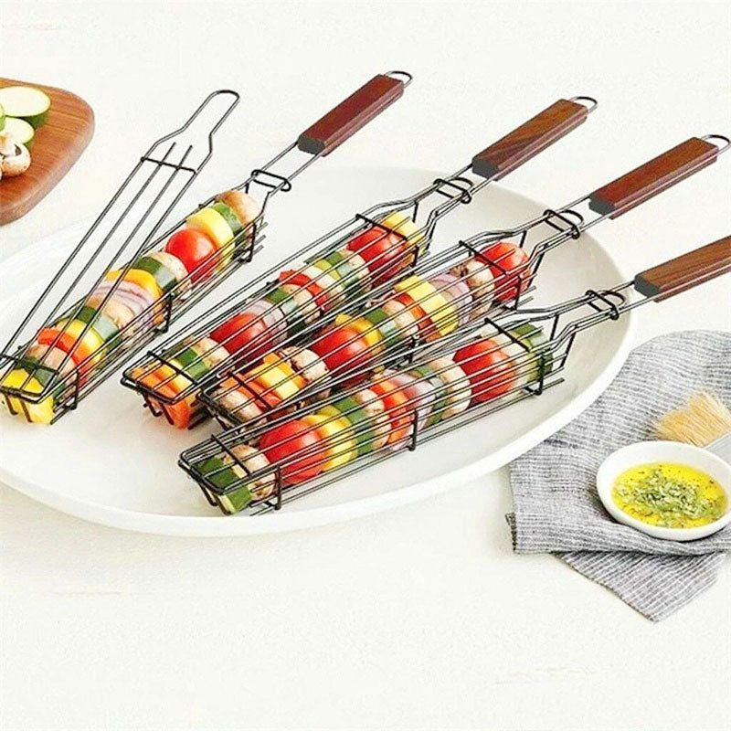 Easy Kebab Maker Stainless Steel Cylinder Tool - Image 2