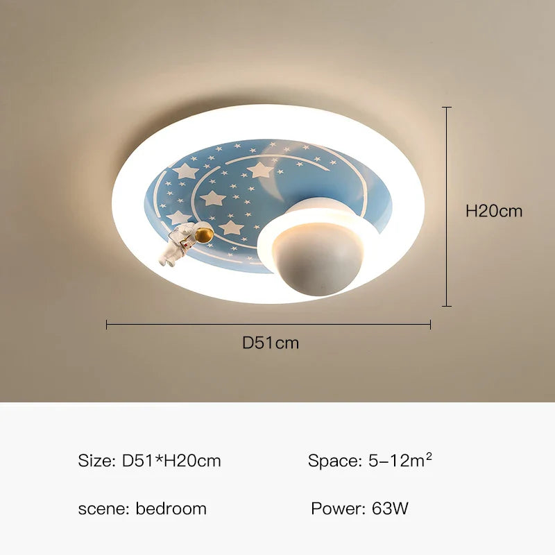 Dreamy Astronaut Lunar Light Led Ceiling Lamps - Image 8