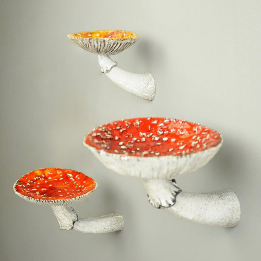 Mushroom Shape Floating Resin Wall Shelf - Image 3