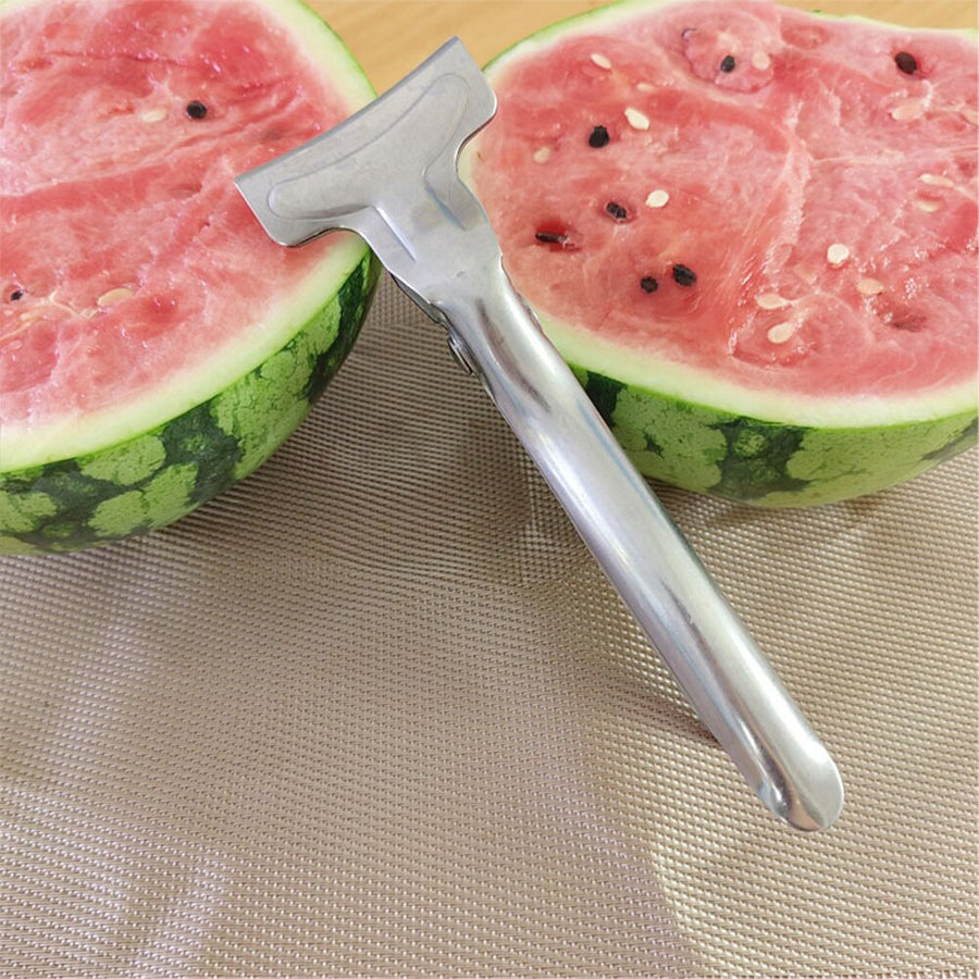 Stainless Steel Watermelon Cut in Half Tool - Image 5