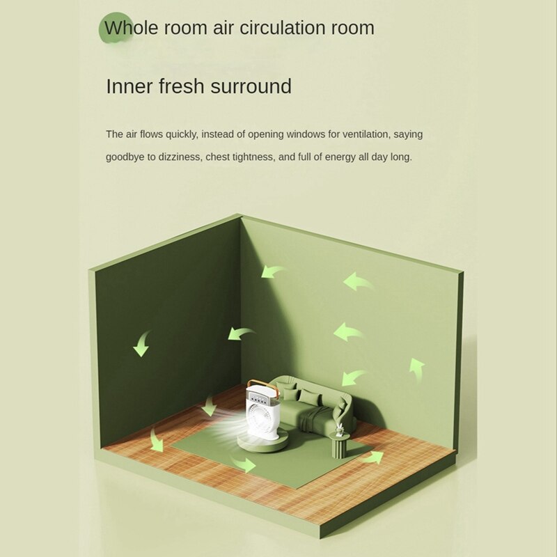 Portable Mini Humidifier Summer Breeze Air Cooler - Image 1