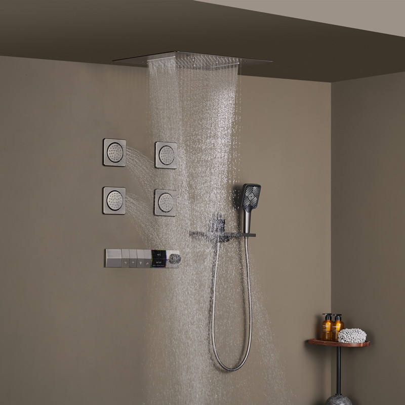 Smart Digital Touchscreen Multi-Jet Rainfall Shower System - Image 1