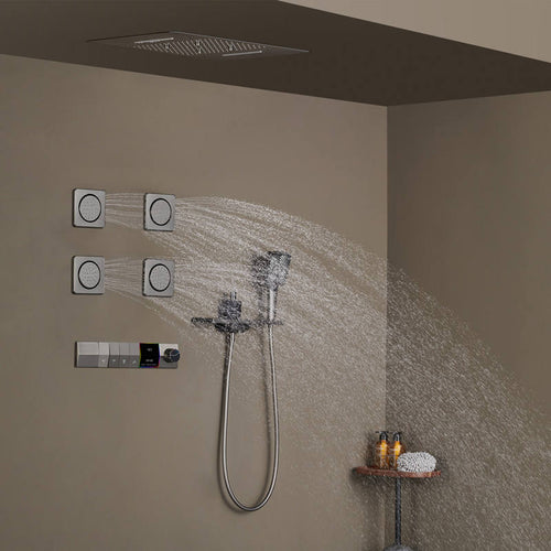 Smart Digital Touchscreen Multi-Jet Rainfall Shower System - Image 0