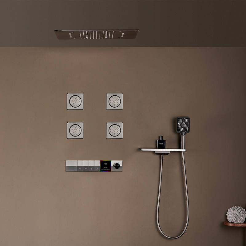 Smart Digital Touchscreen Multi-Jet Rainfall Shower System - Image 2