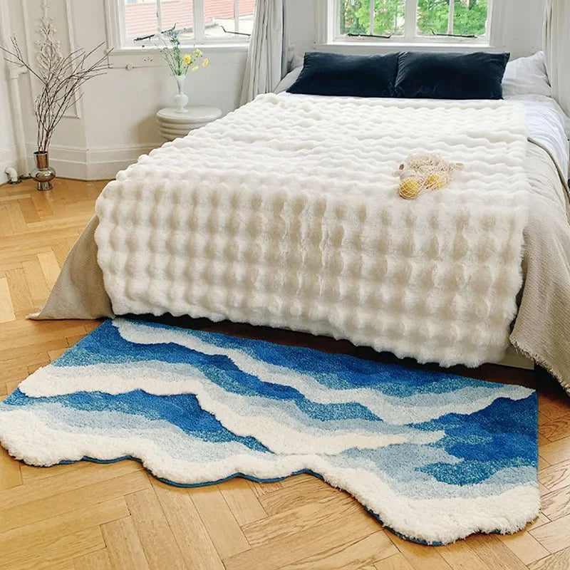 Soft Surf Anti-Slip Plush Wave Rug - Image 5