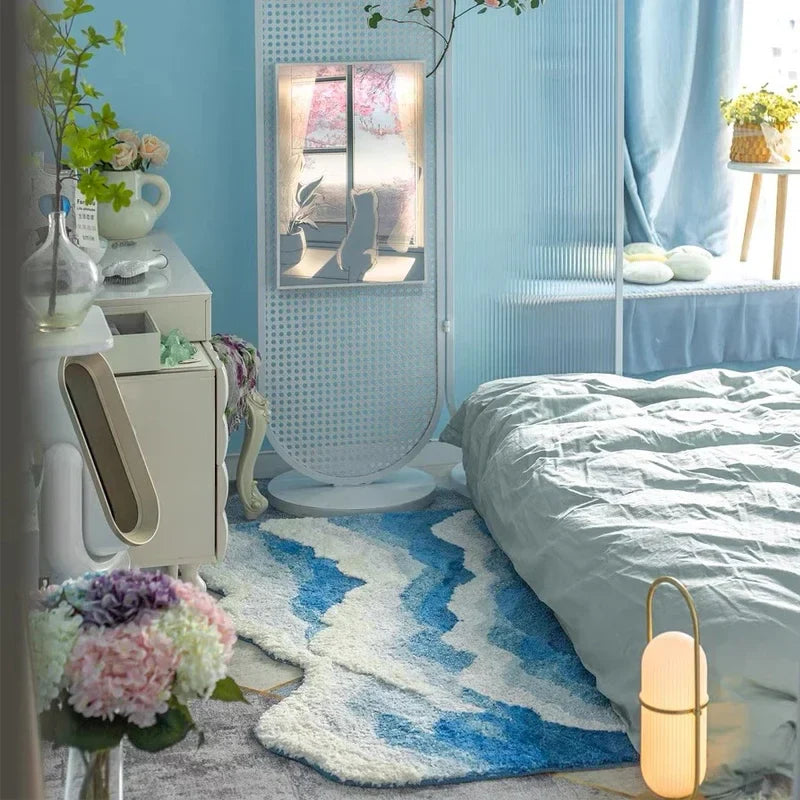 Soft Surf Anti-Slip Plush Wave Rug - Image 3