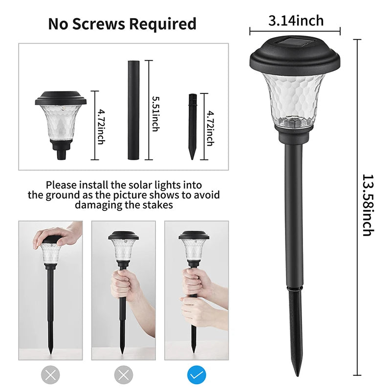 Solar-Powered Decorative LED Garden Illumination Lamps - Image 5