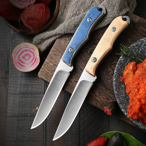 Stainless Steel Durable Wood Handle Knife - Image 0