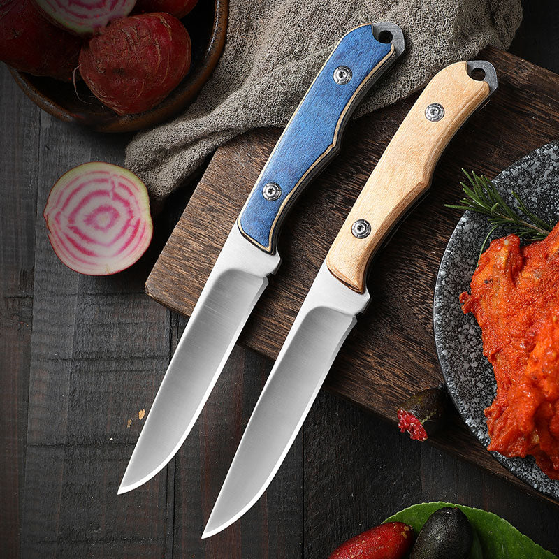 Stainless Steel Durable Wood Handle Knife - Image 0