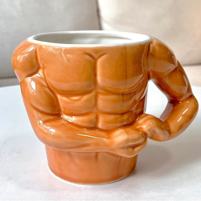 Strong Muscle Arm Ceramic Mug - Image 1
