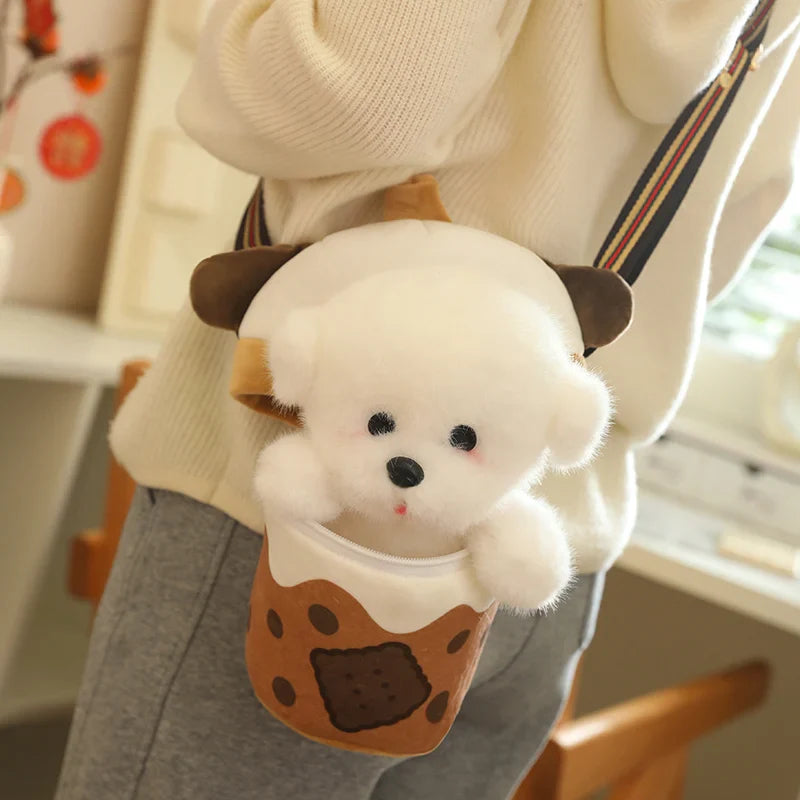 Sweet Cookie Cup Puppy Plush Handbag - Image 4