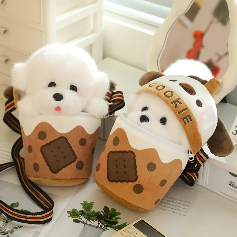 Sweet Cookie Cup Puppy Plush Handbag - Image 3