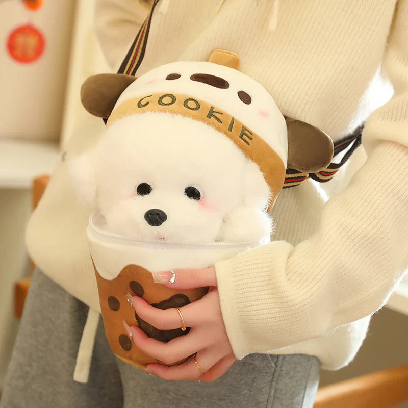 Sweet Cookie Cup Puppy Plush Handbag - Image 1