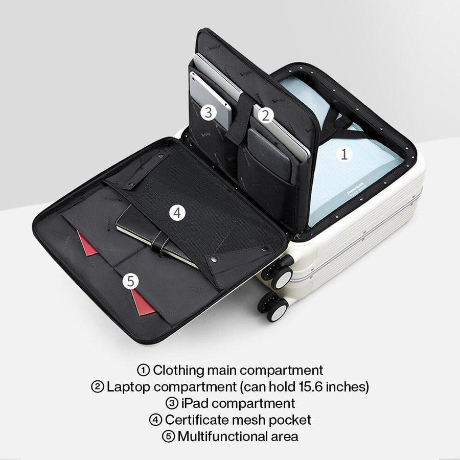 Elegant Business Rolling Travel Suitcase - Image 5