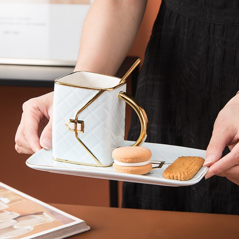 Nordic Ceramic Handbag Mug - Image 1