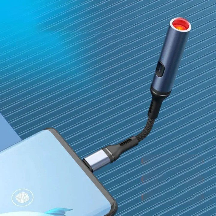 USB Windproof Safety Switch Flameless Lighter - Image 3