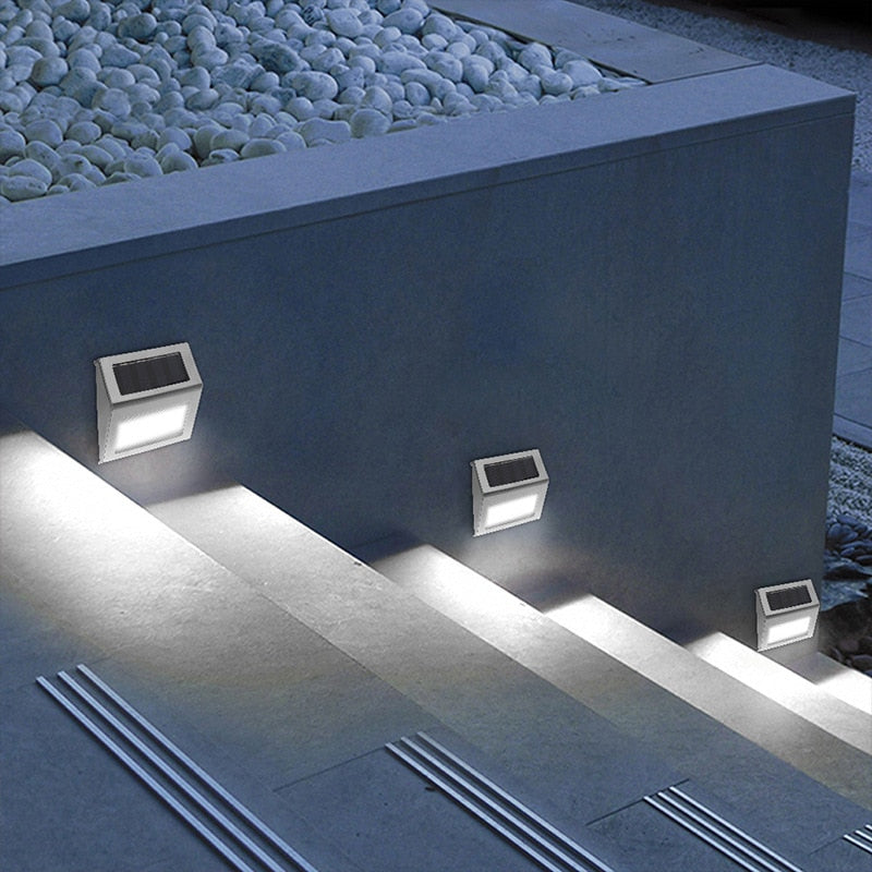 Solar Powered LED Outdoor Stairs Light - Image 1