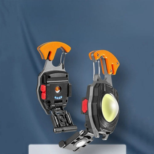 Ultimate COB Multifunction Rechargeable Built-in Ligther Work Light - Image 0