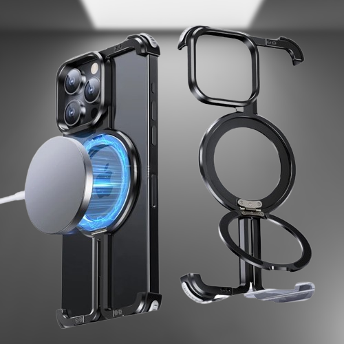 Ultra-Sleek Titanium iPhone Armor Case - Image 0
