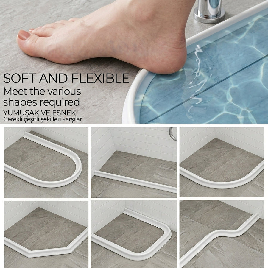 Bathroom Silicone Water Stopper Sticky Rubber - Image 6